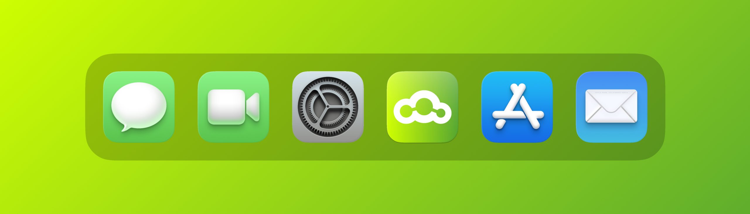 App Dock Mockup