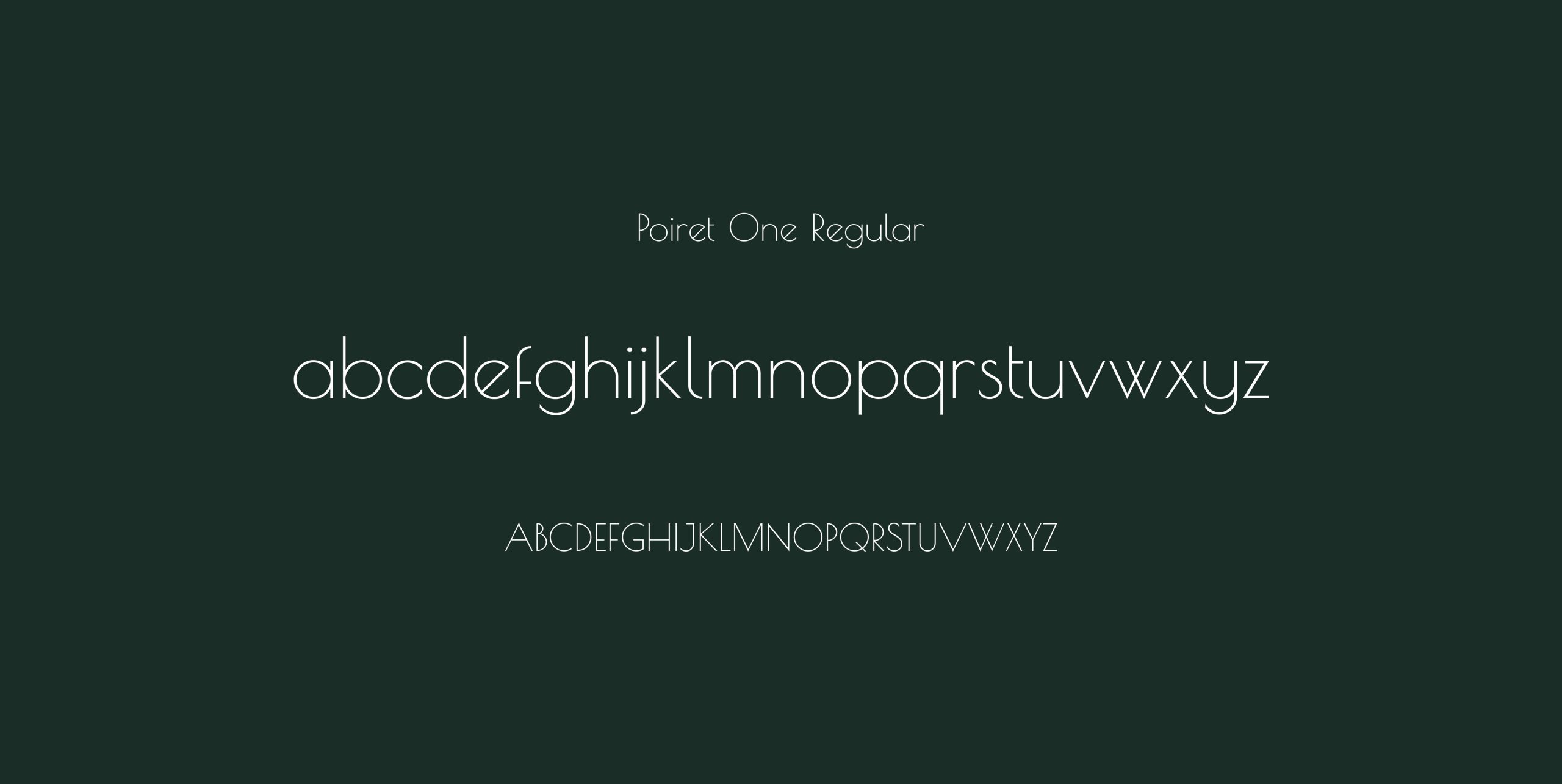 Poiret One Regular