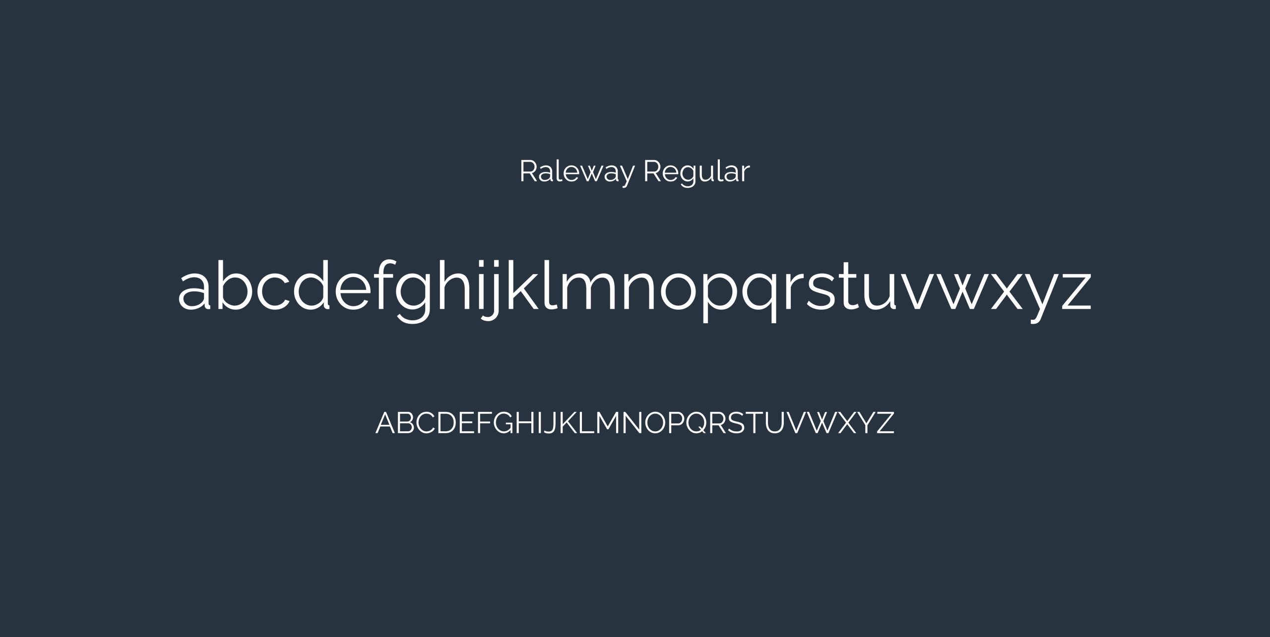 Raleway Regular