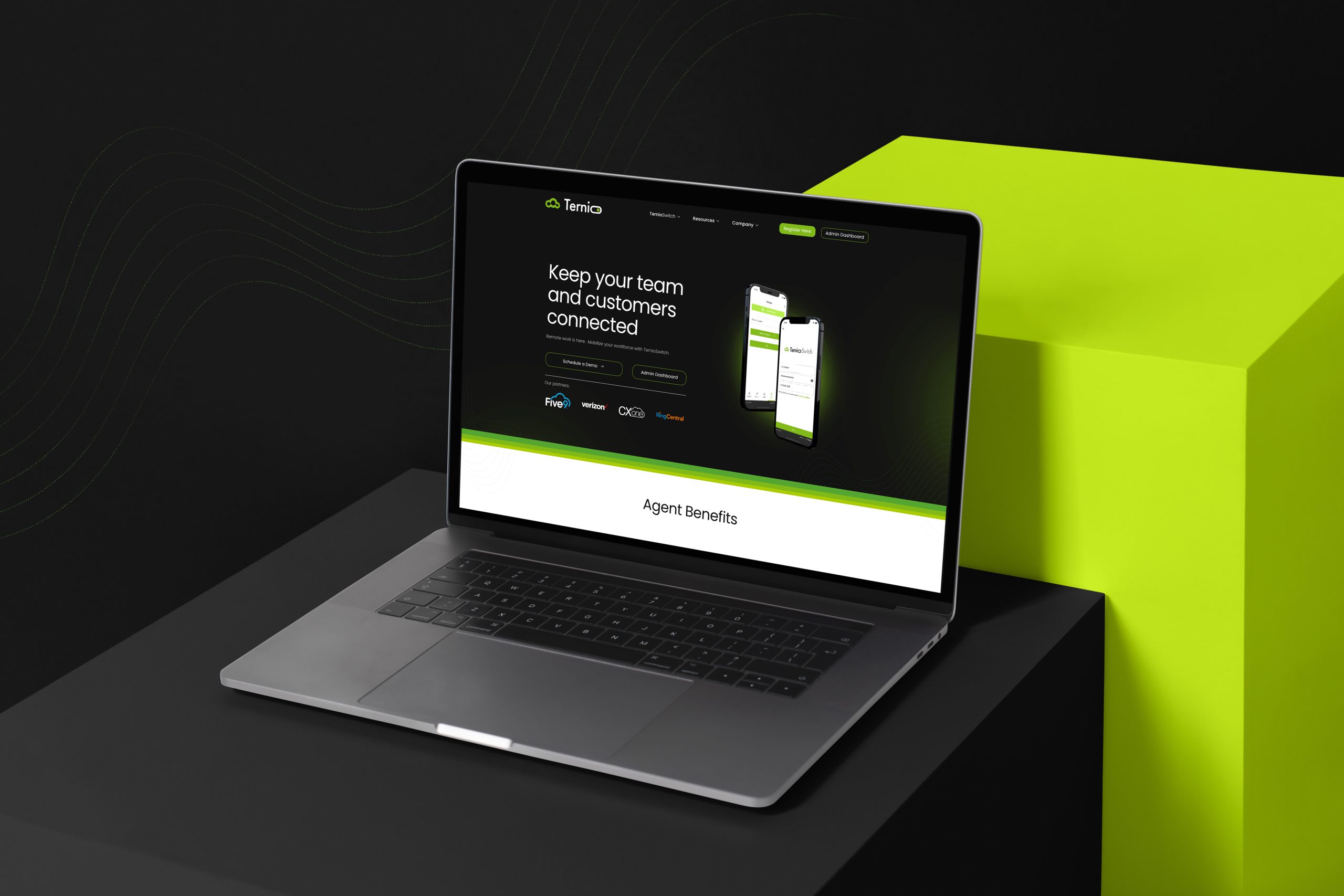 Ternio macbookMockup
