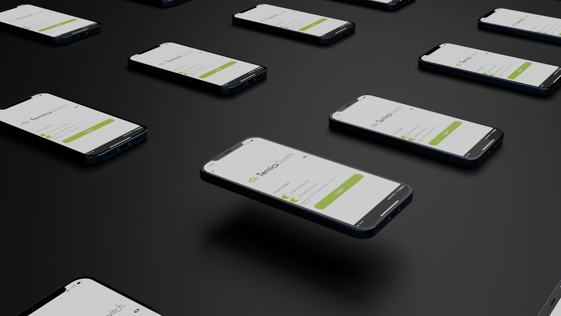 iPhone Grid Scene